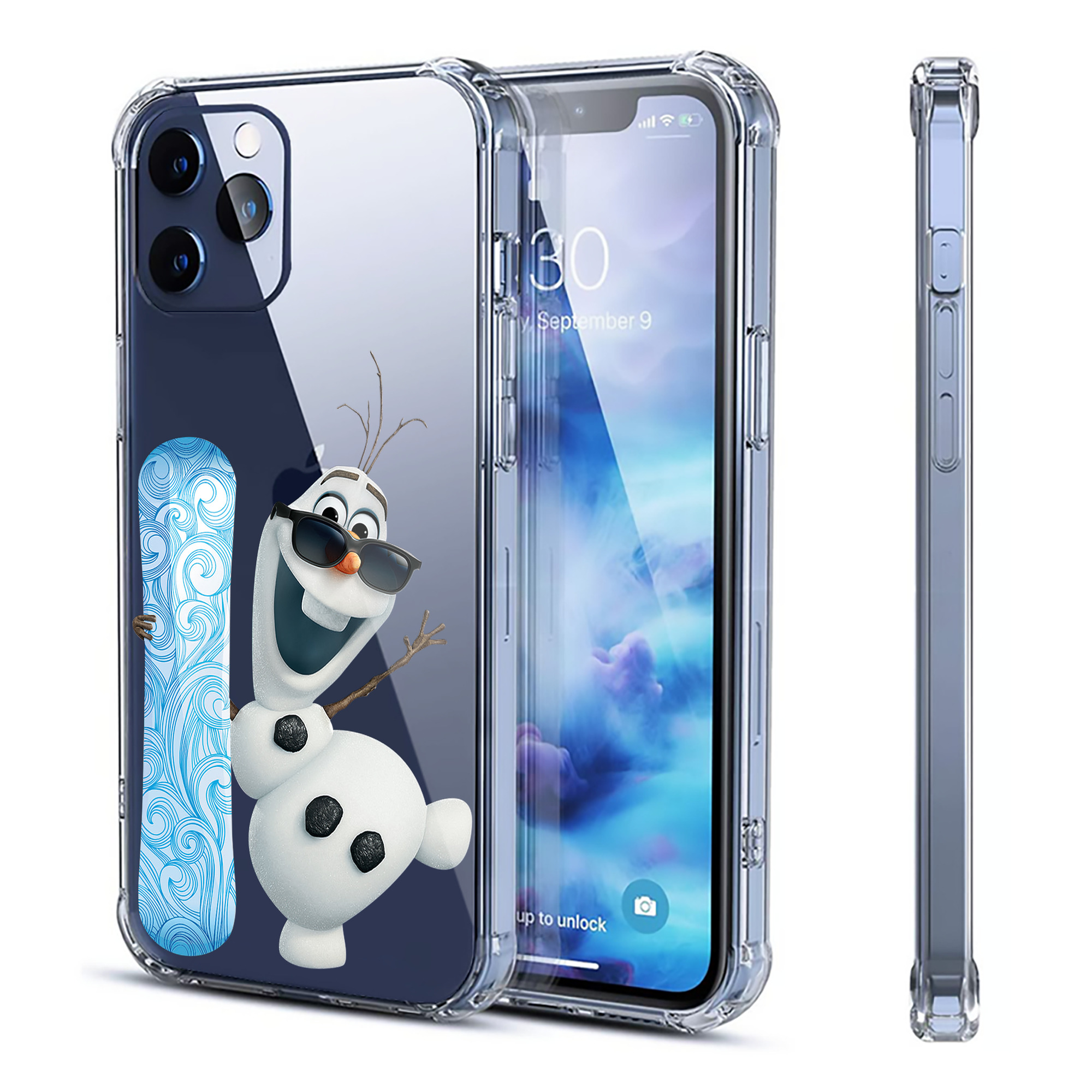 （画像用） アナと雪の女王 アンナ エルサ Frozen Anna Elsa 【iPhone 12シリーズ対応】透明スマホケース（クリアソフトケース）